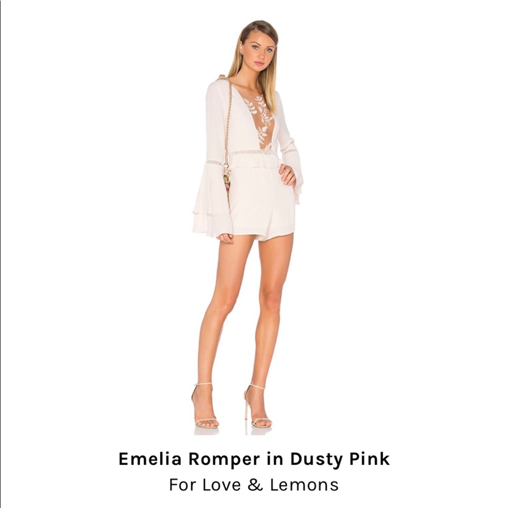 For love and lemons Emelia Romper Size small